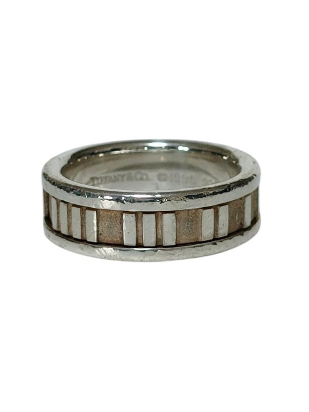 Tiffany & Co 925 Atlas Narrow Ring Silver